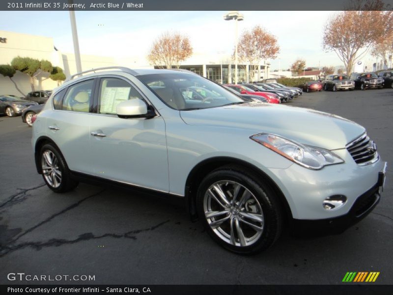 Arctic Blue / Wheat 2011 Infiniti EX 35 Journey