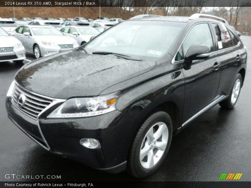 Stargazer Mica / Black 2014 Lexus RX 350 AWD