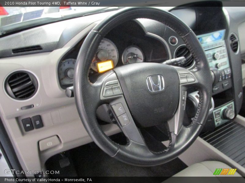 Taffeta White / Gray 2010 Honda Pilot Touring 4WD