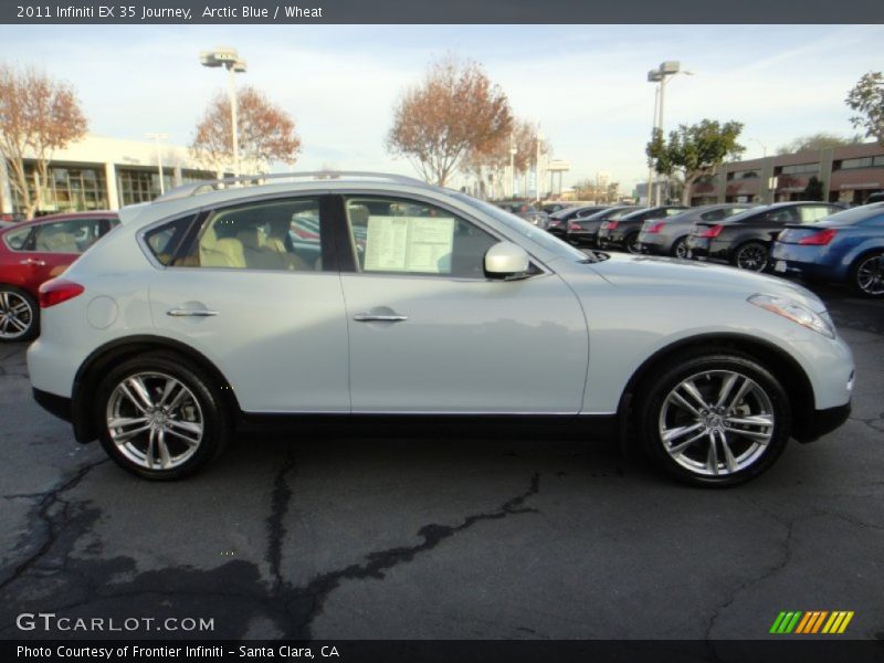 Arctic Blue / Wheat 2011 Infiniti EX 35 Journey