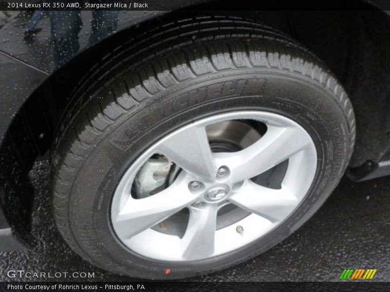 Stargazer Mica / Black 2014 Lexus RX 350 AWD