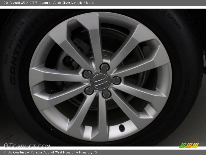 Arctic Silver Metallic / Black 2013 Audi Q5 2.0 TFSI quattro