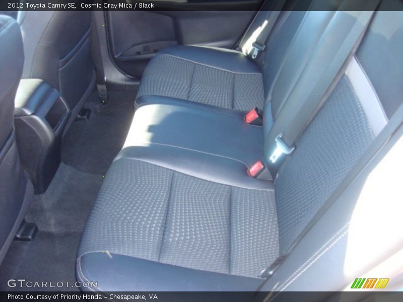 Cosmic Gray Mica / Black 2012 Toyota Camry SE