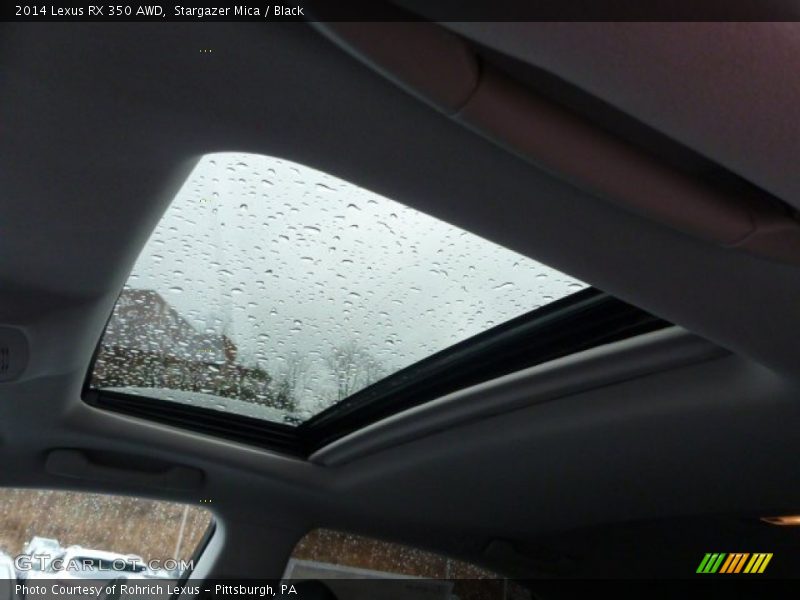 Stargazer Mica / Black 2014 Lexus RX 350 AWD