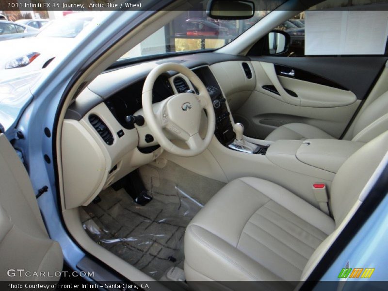 Arctic Blue / Wheat 2011 Infiniti EX 35 Journey