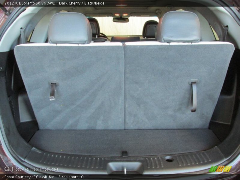 Dark Cherry / Black/Beige 2012 Kia Sorento SX V6 AWD