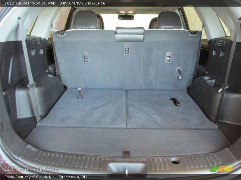 Dark Cherry / Black/Beige 2012 Kia Sorento SX V6 AWD