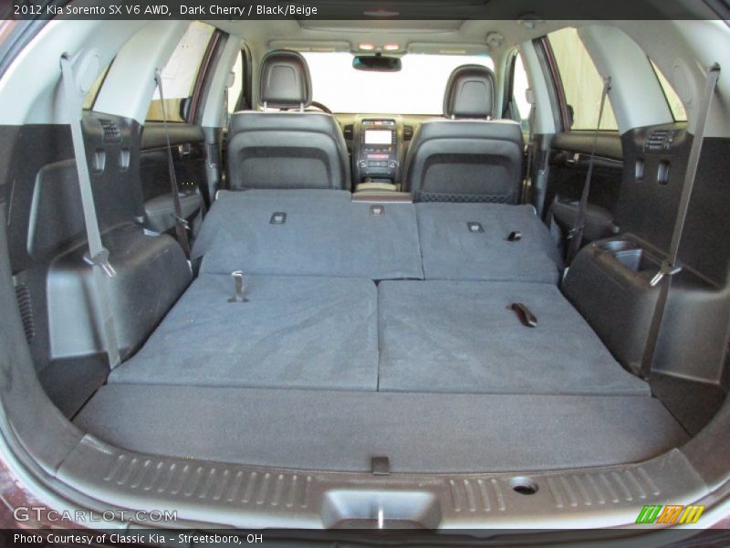 Dark Cherry / Black/Beige 2012 Kia Sorento SX V6 AWD