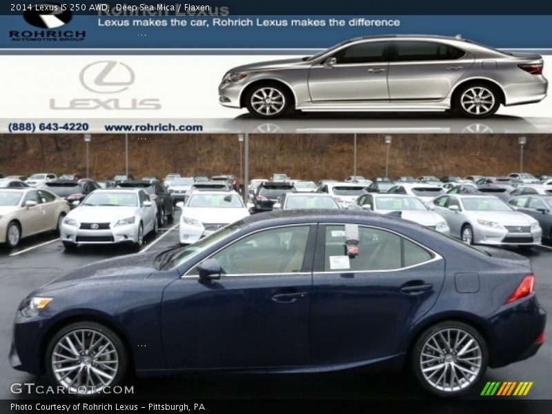 Deep Sea Mica / Flaxen 2014 Lexus IS 250 AWD