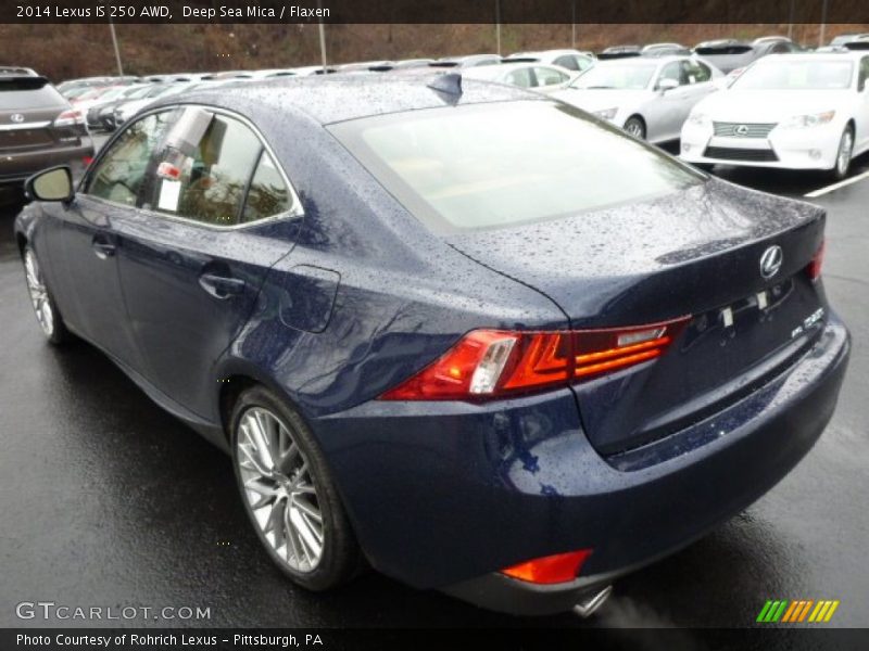 Deep Sea Mica / Flaxen 2014 Lexus IS 250 AWD