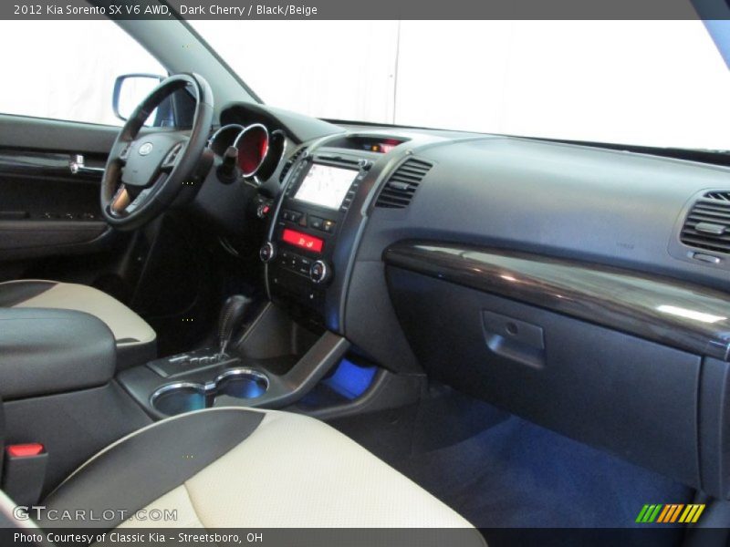 Dark Cherry / Black/Beige 2012 Kia Sorento SX V6 AWD