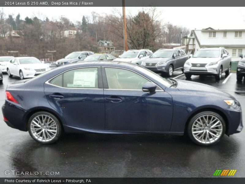 Deep Sea Mica / Flaxen 2014 Lexus IS 250 AWD