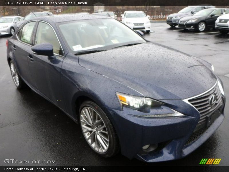 Deep Sea Mica / Flaxen 2014 Lexus IS 250 AWD