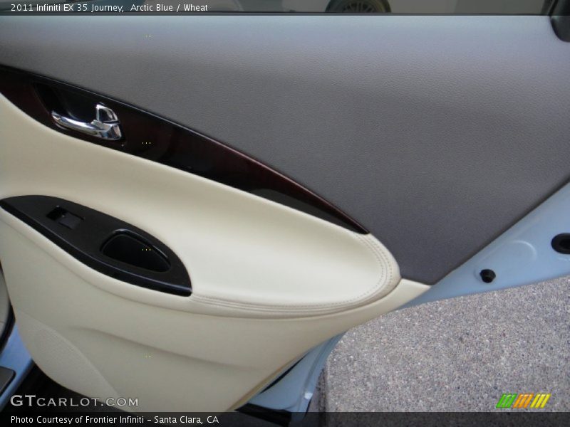 Arctic Blue / Wheat 2011 Infiniti EX 35 Journey