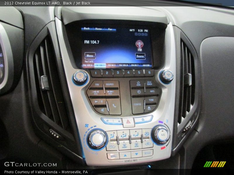 Black / Jet Black 2012 Chevrolet Equinox LT AWD