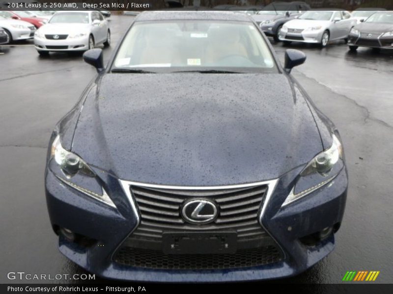 Deep Sea Mica / Flaxen 2014 Lexus IS 250 AWD