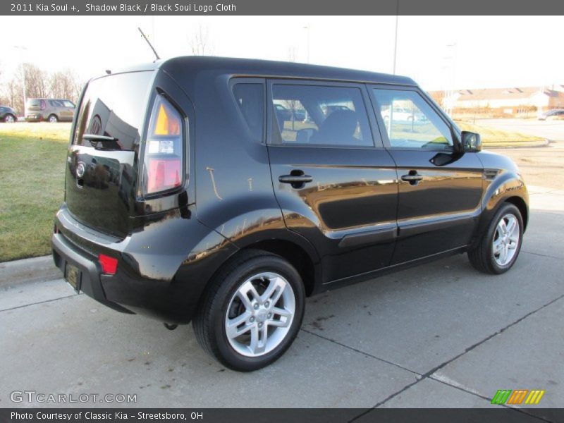 Shadow Black / Black Soul Logo Cloth 2011 Kia Soul +
