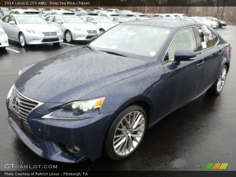 Deep Sea Mica / Flaxen 2014 Lexus IS 250 AWD