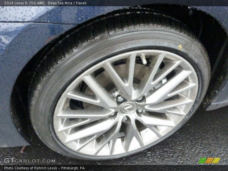 Deep Sea Mica / Flaxen 2014 Lexus IS 250 AWD