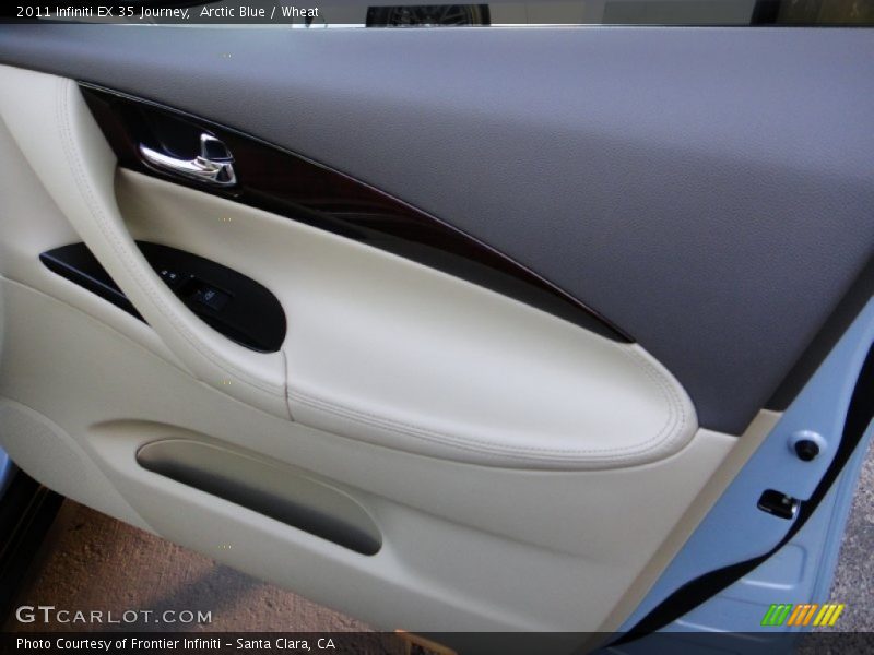 Arctic Blue / Wheat 2011 Infiniti EX 35 Journey