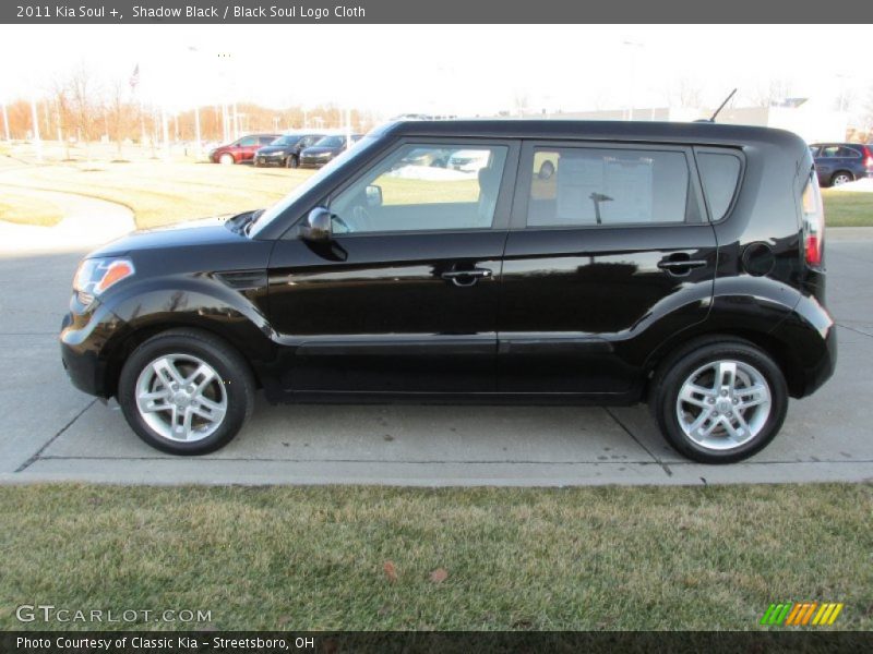 Shadow Black / Black Soul Logo Cloth 2011 Kia Soul +