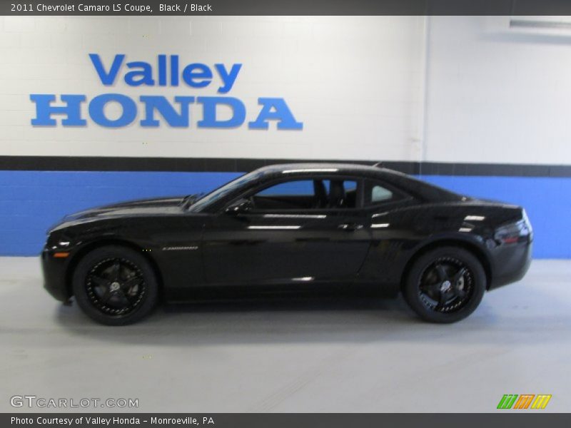 Black / Black 2011 Chevrolet Camaro LS Coupe