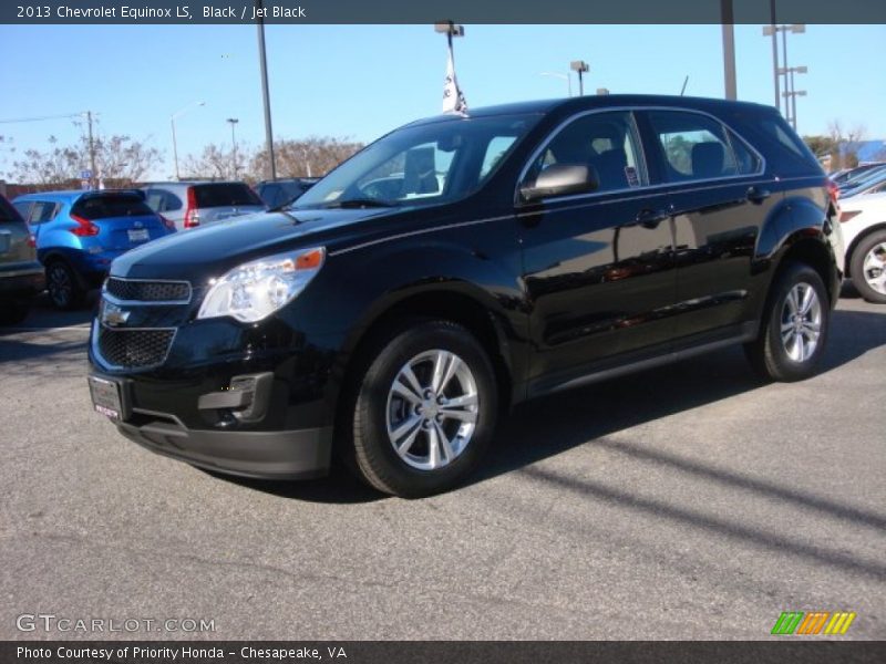 Black / Jet Black 2013 Chevrolet Equinox LS