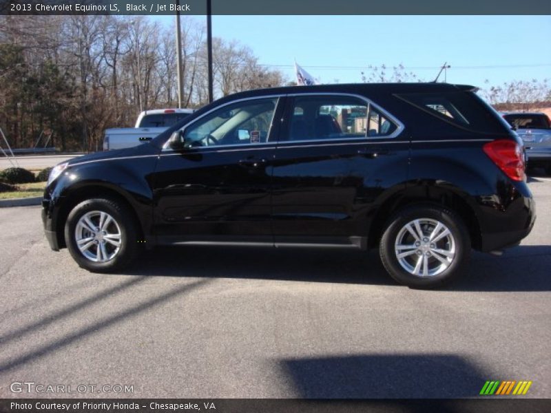 Black / Jet Black 2013 Chevrolet Equinox LS