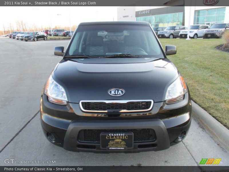 Shadow Black / Black Soul Logo Cloth 2011 Kia Soul +