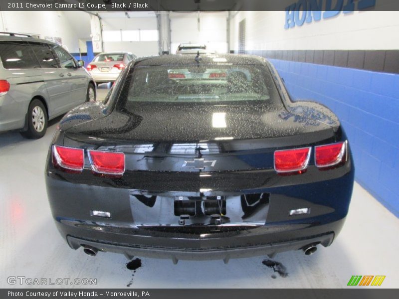 Black / Black 2011 Chevrolet Camaro LS Coupe