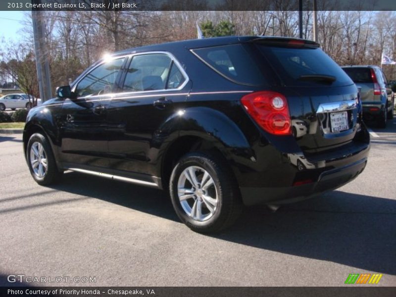 Black / Jet Black 2013 Chevrolet Equinox LS