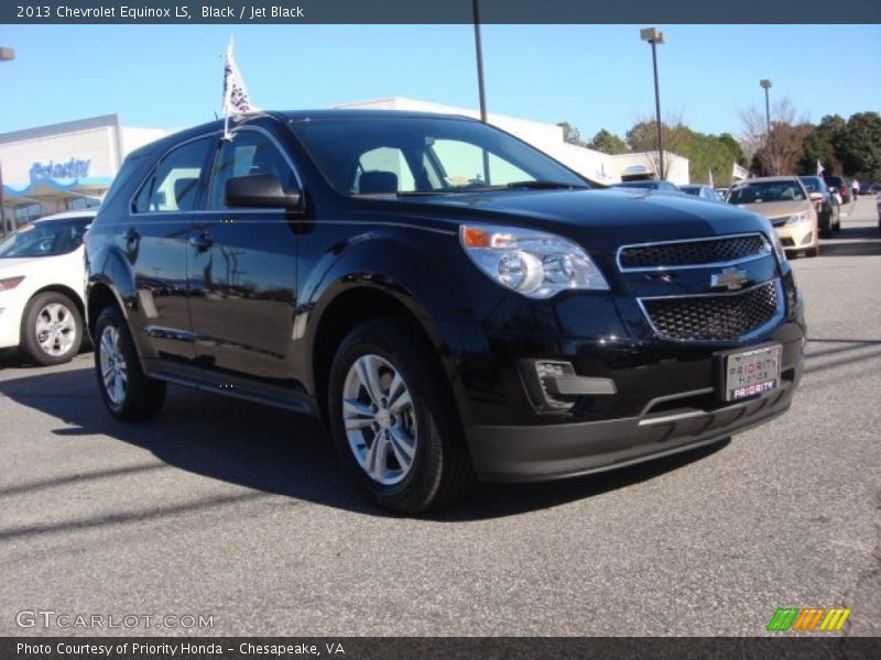 Black / Jet Black 2013 Chevrolet Equinox LS