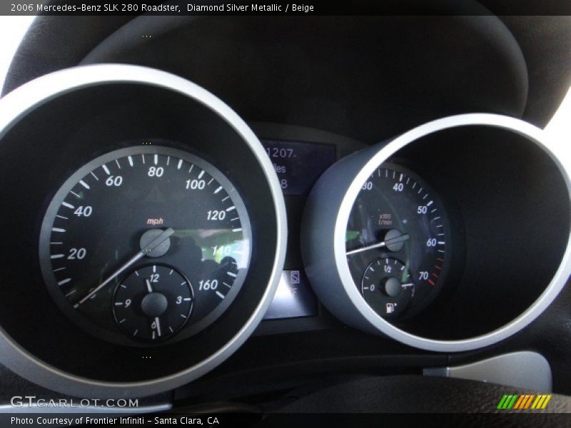 Diamond Silver Metallic / Beige 2006 Mercedes-Benz SLK 280 Roadster