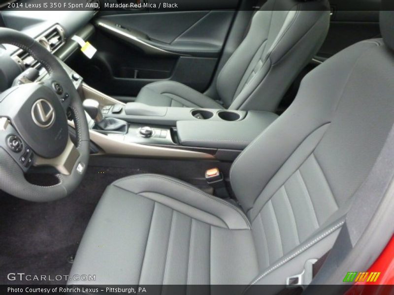 Front Seat of 2014 IS 350 F Sport AWD