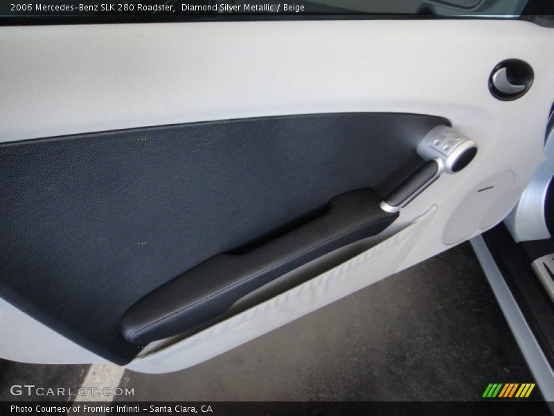Diamond Silver Metallic / Beige 2006 Mercedes-Benz SLK 280 Roadster