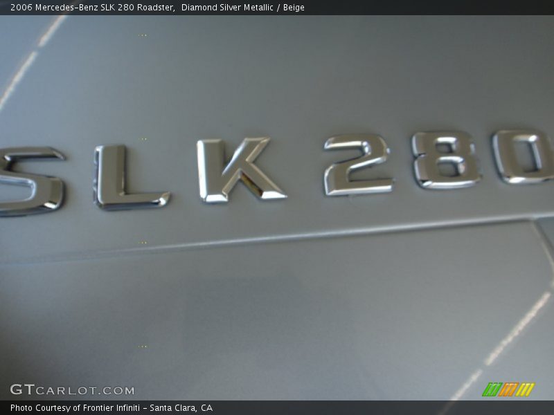 Diamond Silver Metallic / Beige 2006 Mercedes-Benz SLK 280 Roadster