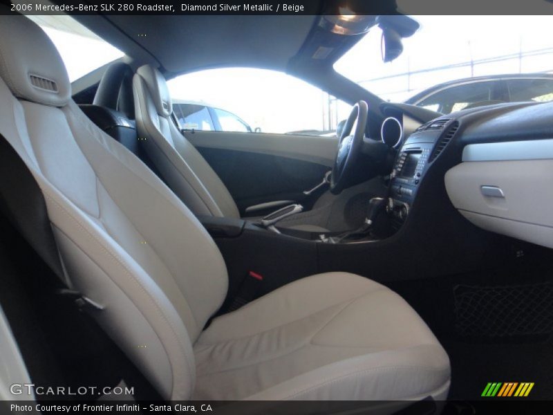 Diamond Silver Metallic / Beige 2006 Mercedes-Benz SLK 280 Roadster