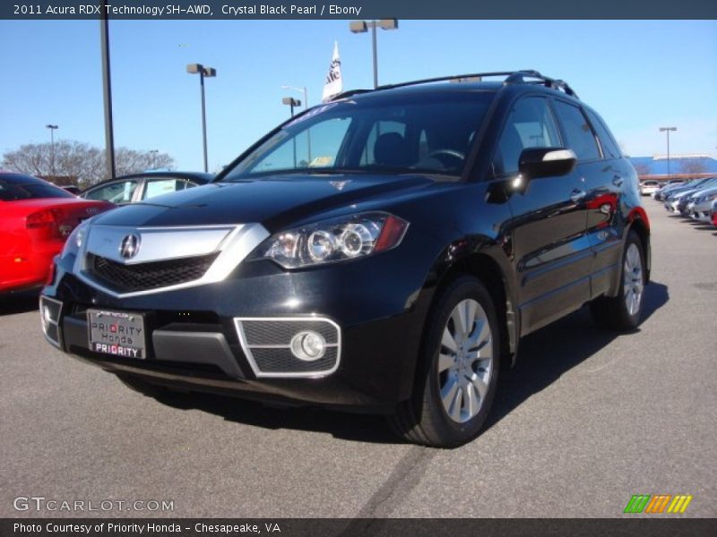 Crystal Black Pearl / Ebony 2011 Acura RDX Technology SH-AWD