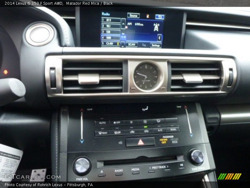 Controls of 2014 IS 350 F Sport AWD