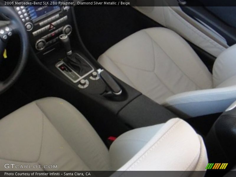 Diamond Silver Metallic / Beige 2006 Mercedes-Benz SLK 280 Roadster