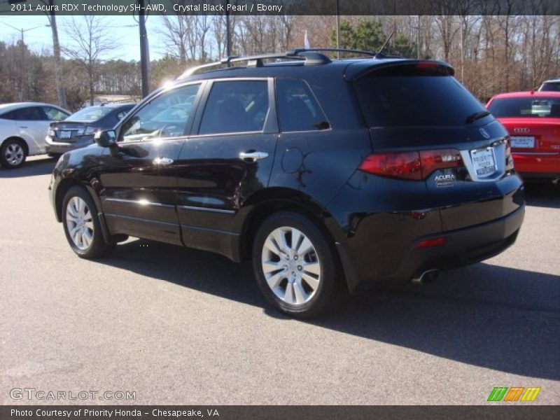 Crystal Black Pearl / Ebony 2011 Acura RDX Technology SH-AWD