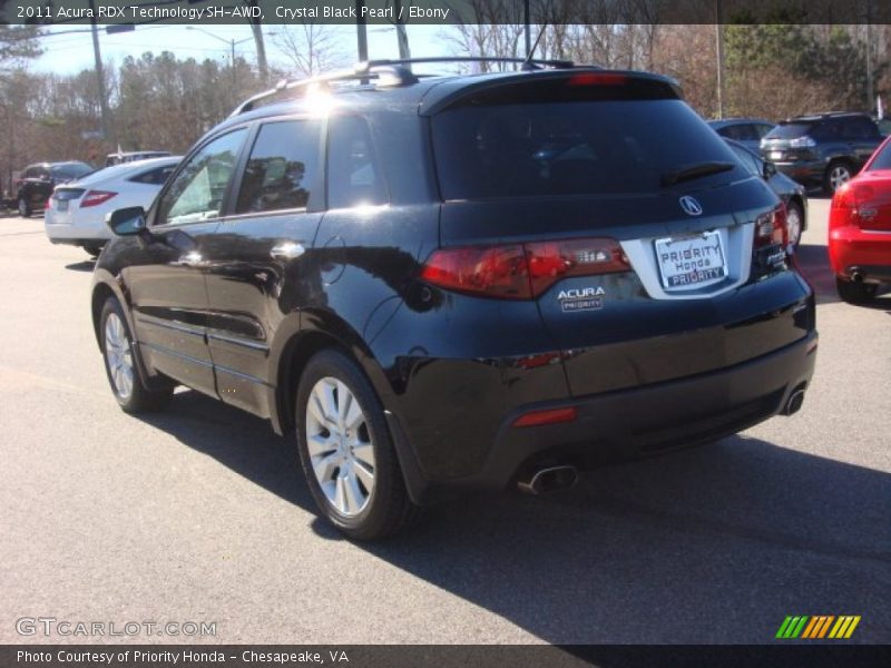 Crystal Black Pearl / Ebony 2011 Acura RDX Technology SH-AWD