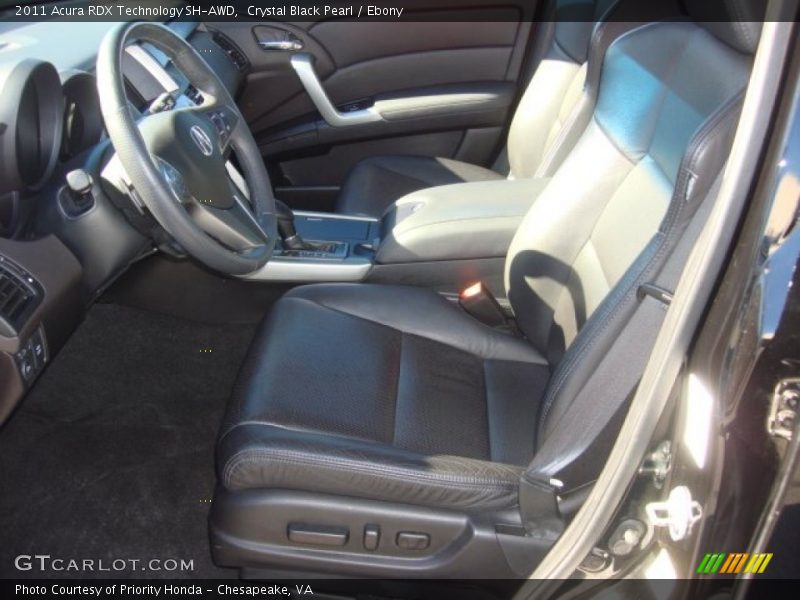Crystal Black Pearl / Ebony 2011 Acura RDX Technology SH-AWD