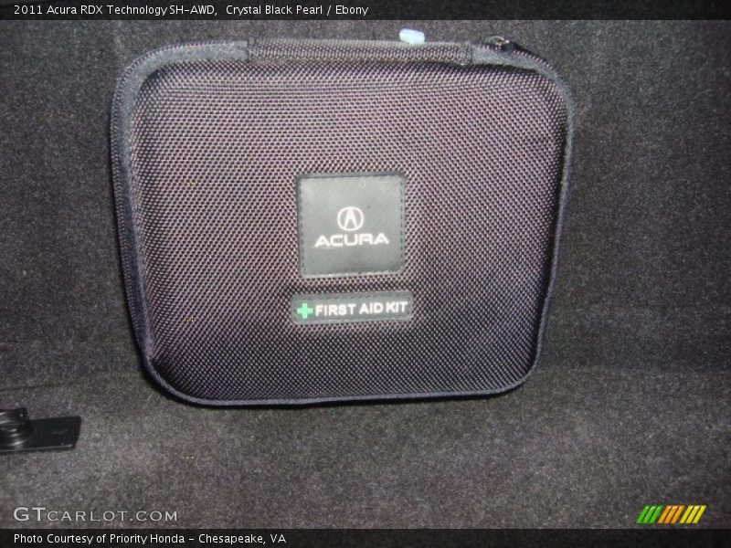 Crystal Black Pearl / Ebony 2011 Acura RDX Technology SH-AWD