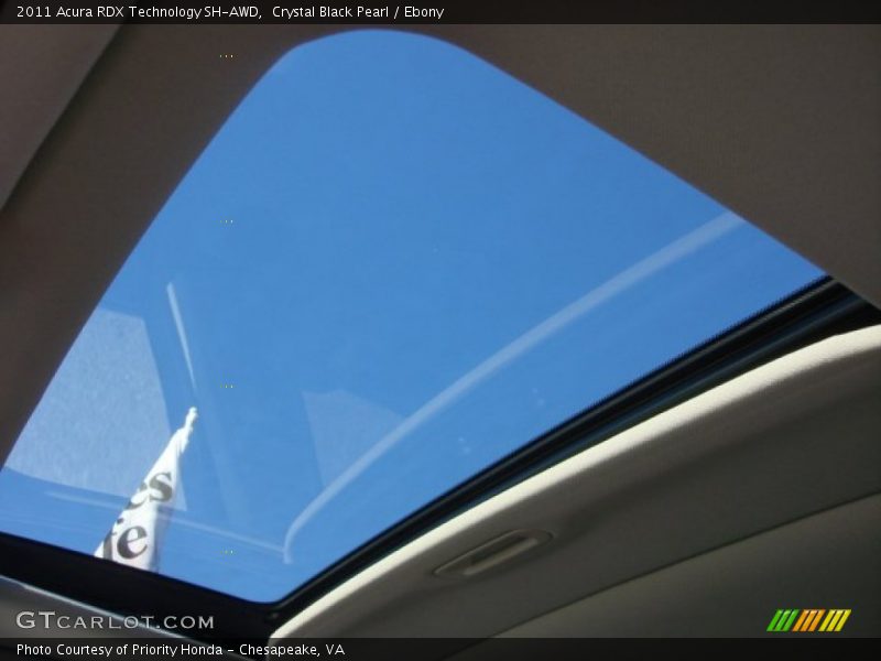 Crystal Black Pearl / Ebony 2011 Acura RDX Technology SH-AWD