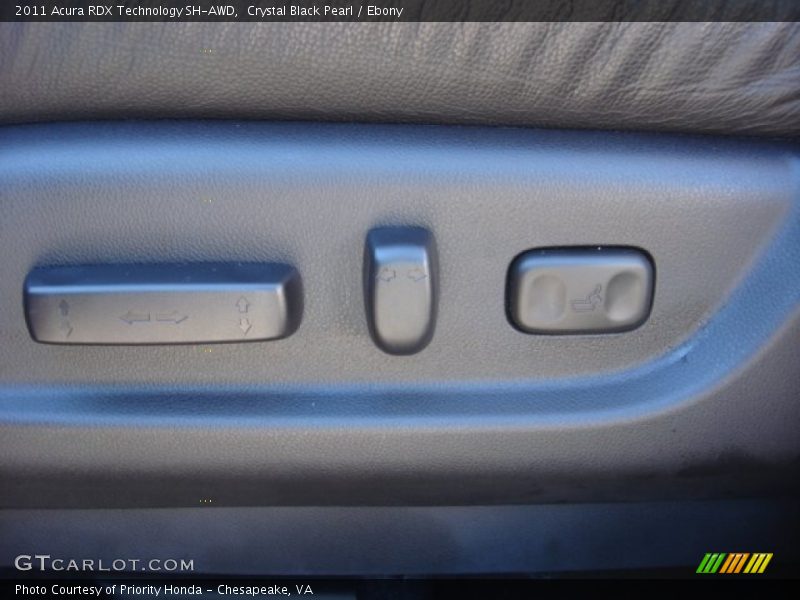 Crystal Black Pearl / Ebony 2011 Acura RDX Technology SH-AWD