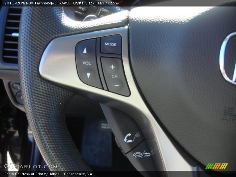 Crystal Black Pearl / Ebony 2011 Acura RDX Technology SH-AWD