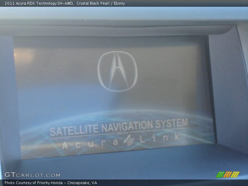 Crystal Black Pearl / Ebony 2011 Acura RDX Technology SH-AWD