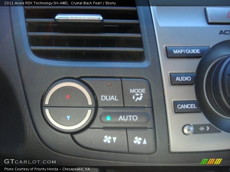 Crystal Black Pearl / Ebony 2011 Acura RDX Technology SH-AWD