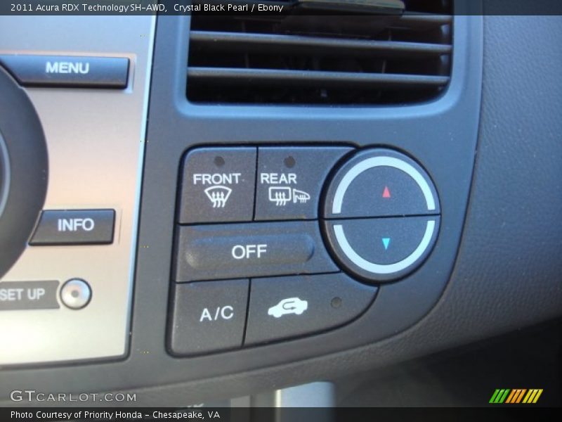 Crystal Black Pearl / Ebony 2011 Acura RDX Technology SH-AWD